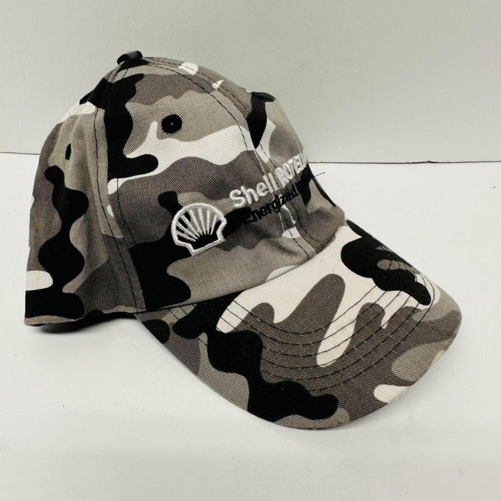 Shell Rotella Cap Trucker‎ Cap Baseball Cap, Grey Camouflage - Picture 3 of 4